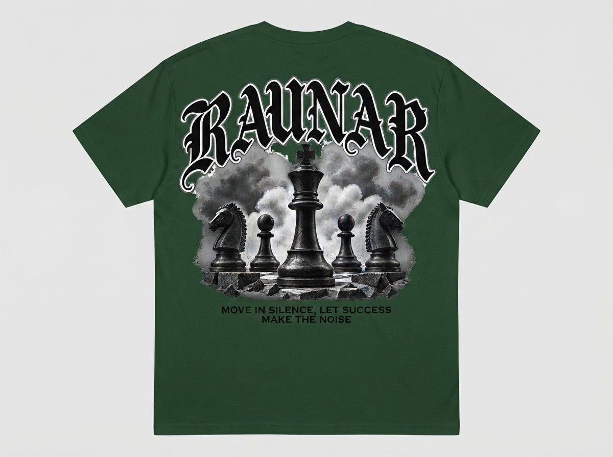 Ravnar Checkmate T shirt Forest Green