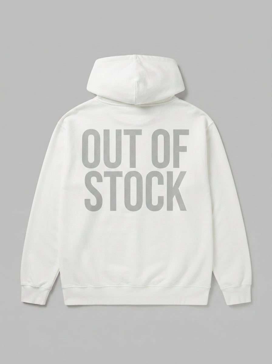 Ravnar Out OF Stock Hoodie White