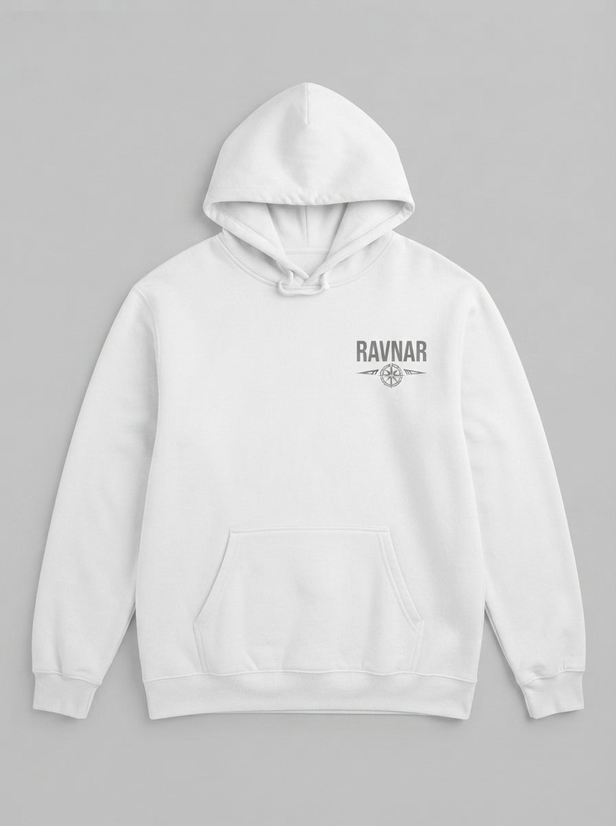 Ravnar Out OF Stock Hoodie White