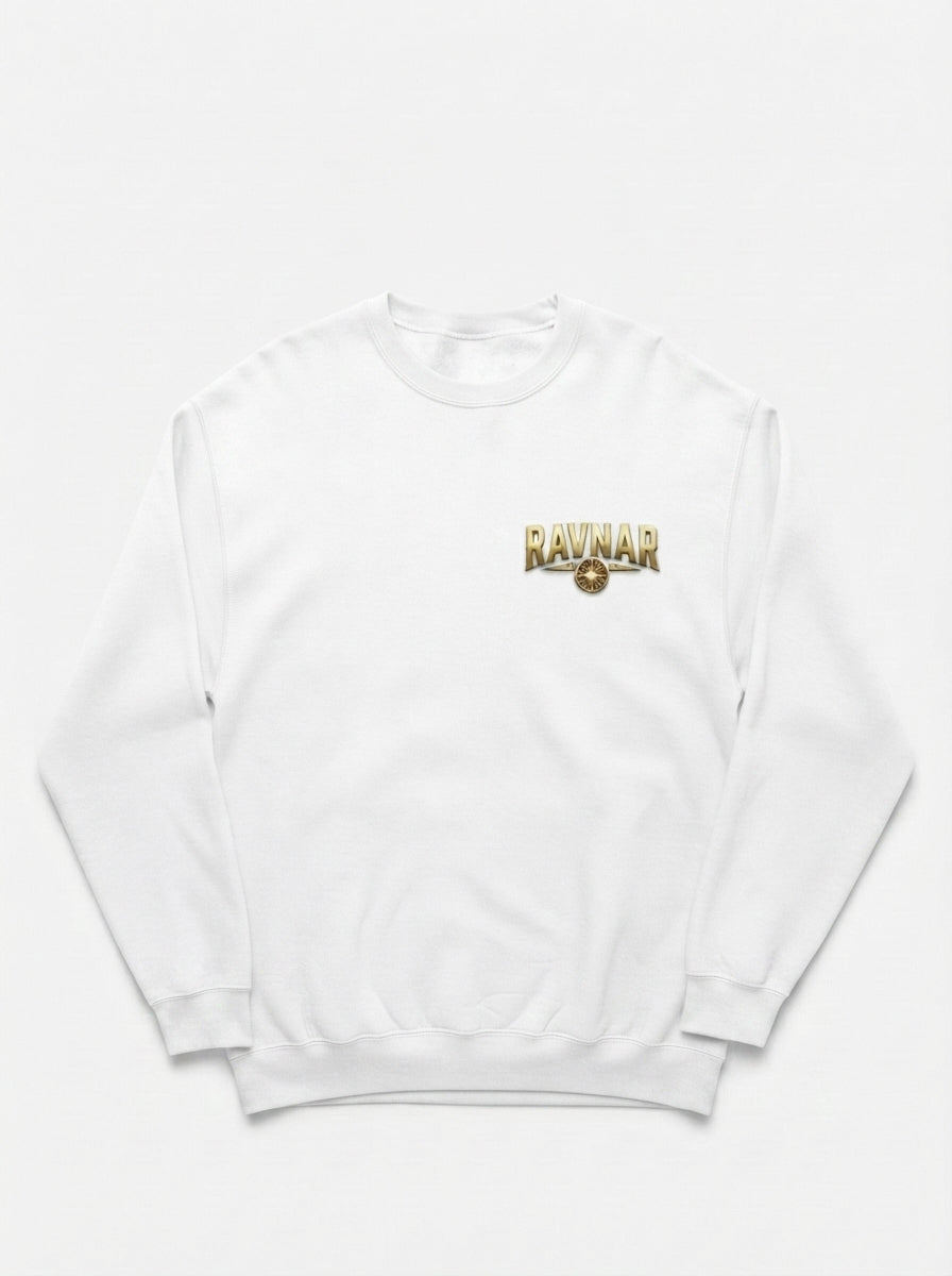 Ravnar Crown Of Bones White Sweatshirt