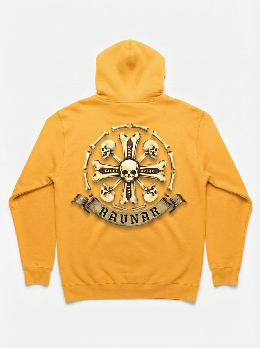 Ravnar Crown Of Bones Yellow Hoodie