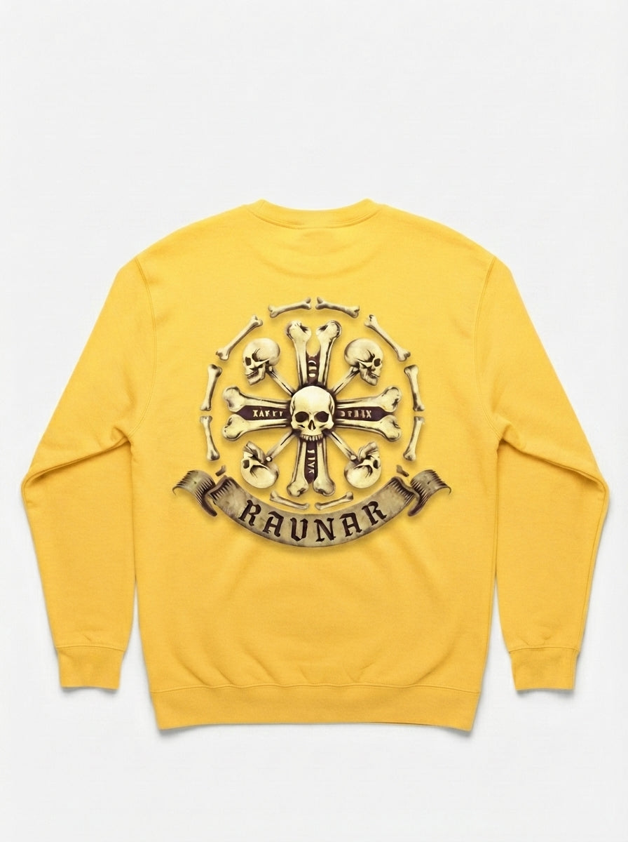 Ravnar Crown Of Bones Yellow Sweatshirt