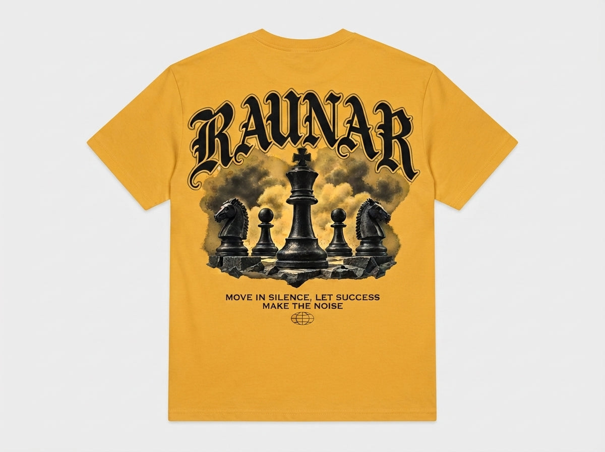 Ravnar Checkmate T shirt Yellow