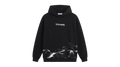 Ravnar Apex black heavyweight hoodie featuring a white racing car graphic and logo on the chest.