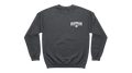 Ravnar The Cult charcoal grey heavyweight cotton sweatshirt with a small white chest logo