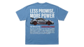 Ravnar GTRS blue heavyweight cotton t-shirt featuring a Porsche 911 GT3 RS graphic print on the back