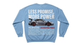Ravnar GTRS light blue heavyweight sweatshirt featuring a Porsche 911 GT3 RS graphic on the back