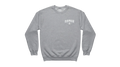 Ravnar GTRS grey heavyweight sweatshirt with a white chest logo, featuring a structured fit and soft interior.