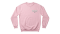 Ravnar GTRS sweatshirt in light pink heavyweight cotton with a small embroidered logo on the chest