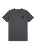 Ravnar Nocturne heavyweight charcoal grey t-shirt with a small black logo on the chest.