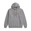 Ravnar NORTHSTAR grey heavyweight cotton hoodie with a front graphic logo and kangaroo pocket