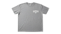 Ravnar Signature grey heavyweight cotton t-shirt with white chest logo print